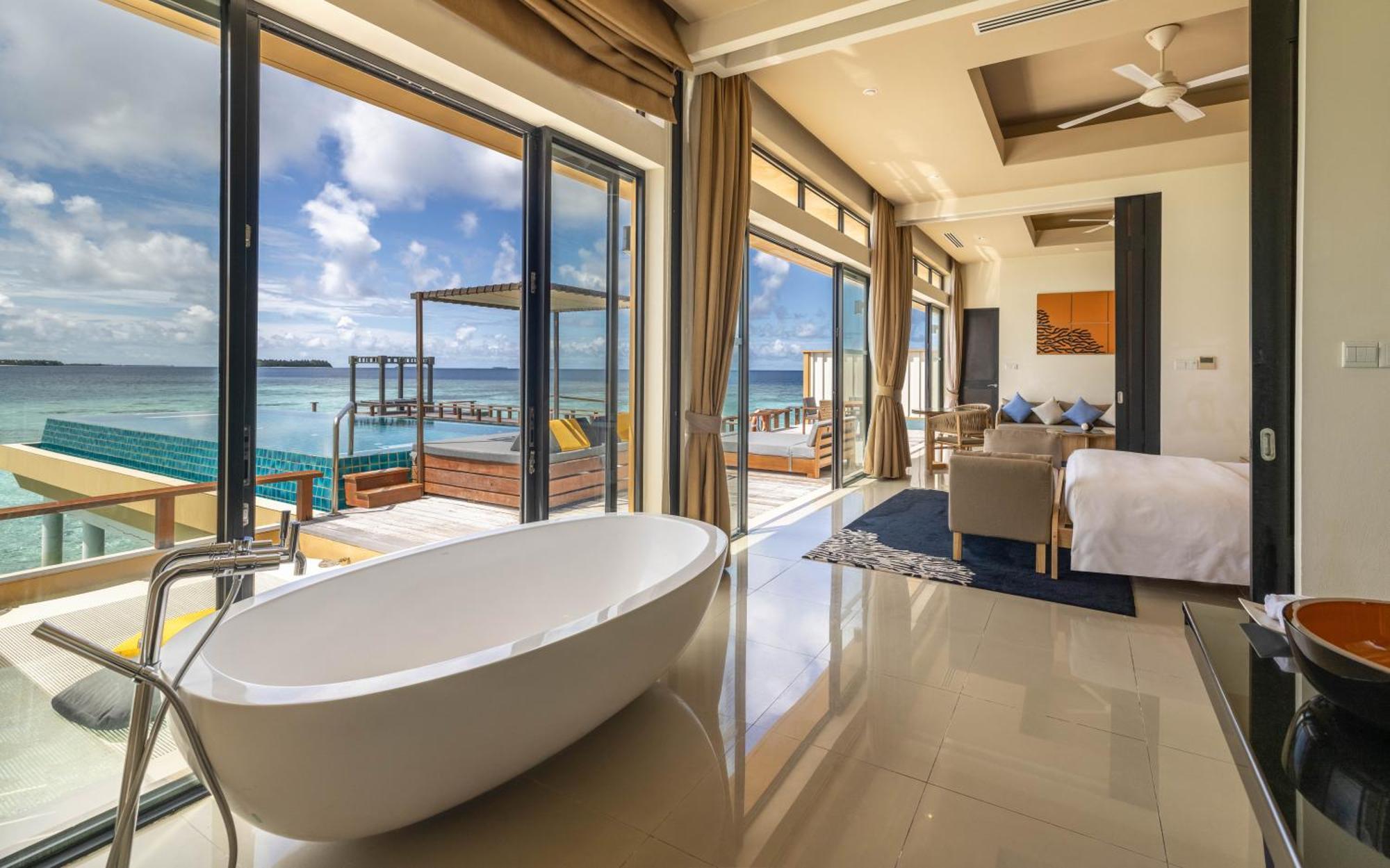Angsana Velavaru In-Ocean Villas - All-Inclusive Select, Book Now & Enjoy 20 Percent Off Seaplane Transfer For Stays In 2025 Hulhudheli 외부 사진